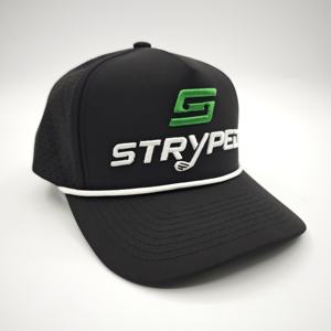 Gorras de Golf y Béisbol Premium Impermeables con Parche Bordado, Ajustables, con Orificios Cortados a Láser, Cuerda Personalizada, Diseño Leopardo/Puntos/Dobby - Product Image 1