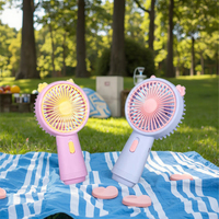 Ventilateur de poche USB AntarcChill, mini ventilateur portable, ventilateur rechargeable en plastique