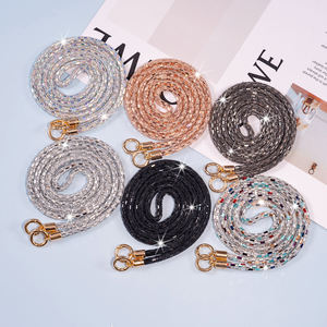 Ослепительный Новый Многофункциональный ремешок для телефона кросс-боди с длинным ремешком со стразами универсальный чехол для мобильного телефона брелок на запястье ремешок для телефона - Product Image 1