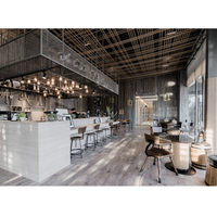 LUX Customized Bancone Da Bar Di Legno Kiosco De Madera Ice Cream Kiosk Shopping Mall Coffee Cart Bar Counter Customize Display