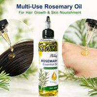 Huile Essentielle de Romarin Pressée à Froid Multi-usages pour la Croissance des Cheveux et les Soins de la Peau 100% Pure Naturelle à Absorption Rapide OEM/ODM Disponible