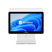 Terminal de point de vente (TPV) YINGDI C980 tout-en-un multi-OS (Windows/Linux/Android) à double écran, caisse enregistreuse tactile capacitive, Wi-Fi 6