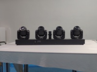 Projecteur LED mobile STSLITE RGBW 4 pièces 30W avec contrôle DMX512, indice de protection IP33, pour fêtes, bars, mariages, concerts et événements en direct