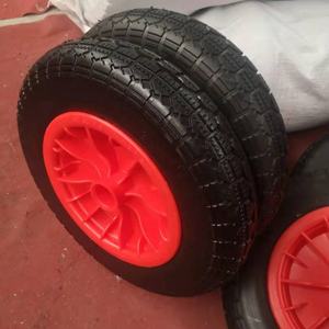 Rueda de Poliuretano de Alta Calidad, Antipinchazos, para Carretilla de Jardín, Carretilla Manual, Almacén, con Rodamiento de Bolas, Neumáticos de Espuma para Carretilla - Product Image 5