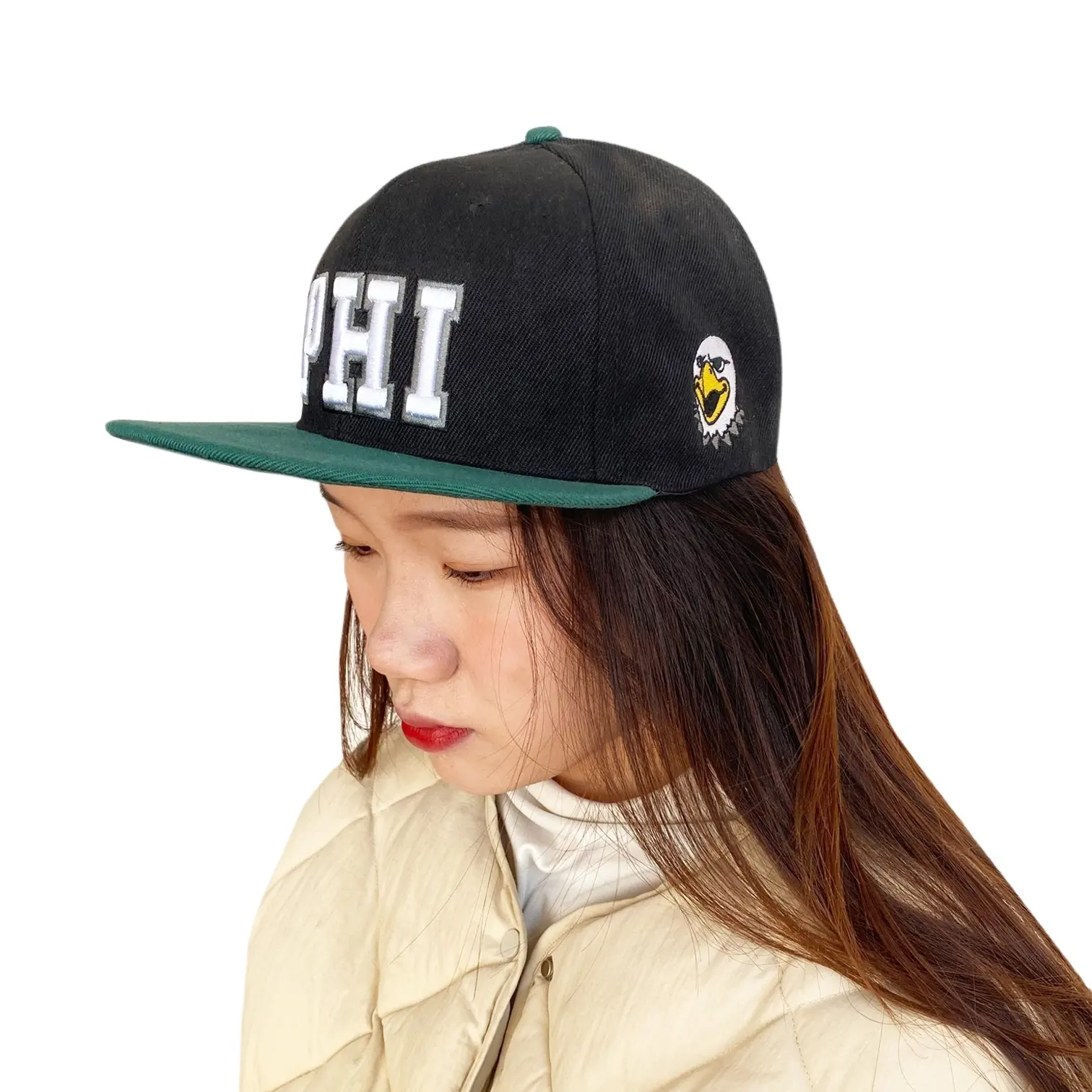 Cheap Unisex Adjustable Hip Hop Hats Men Customize 6 Panel Wool & Acrylic Snap Back Hats