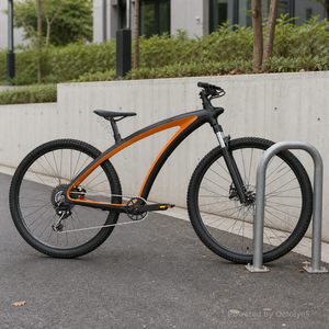 Bicicleta de Carretera de Fibra de Carbono para Carreras con Ruedas de Aluminio, Doble Freno de Disco, Horquilla Rígida de Fibra de Carbono para Ciclismo al Aire Libre, Mejora la Rigidez - Product Image 5