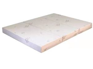 ที่นอนโฟมความหนาแน่นสูงพับได้สามทบพับได้แบบพกพาเดินทางบนพื้นกลางแจ้งเตียงโซฟาแบบญี่ปุ่นสำหรับแขกหรืองีบหลับ - Product Image 2