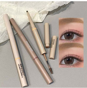 Crayon à <span class=keywords><strong>sourcils</strong></span> végétalien double embout Private Label Cloud 2-en-1, longue tenue, waterproof, couleur naturelle, effet plumeux - Product Image 6
