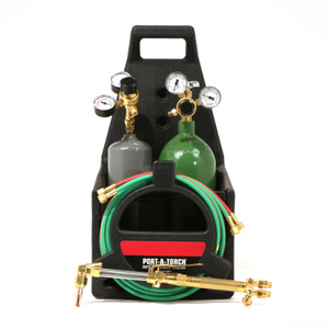 Kit de chalumeau de soudage et de découpe portable, oxygène, acétylène, propane, avec manomètre, usage industriel - Product Image 1