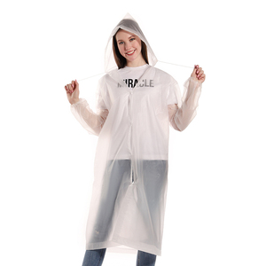 Impermeabile Lungo in EVA per <span class=keywords><strong>Donna</strong></span> con Stampa Personalizzata, Vendita Diretta all'Ingrosso - Product Image 2