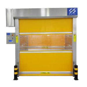 Ventanas transparentes a prueba de polvo Empalme Color Apilamiento Control inteligente de PVC Apertura rápida Puertas de alta velocidad <span class=keywords><strong>para</strong></span> fábrica - Product Image 2