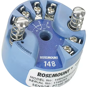 โรสเมาท์ 148 OEM เทอร์โมคัปเปิลแบบติดตั้งบนหัววัดอุณหภูมิ 4-20mA RTD รุ่น 148HANA1 +214C เซ็นเซอร์ RTD IP68 สแตนเลสสตีล - Product Image 6