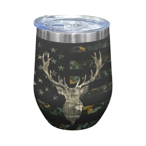 Gobelet isotherme en acier inoxydable avec motif camouflage cerf, tasse de voyage isolée sous vide pour le camping et la chasse en extérieur, MOQ unique - Product Image 1