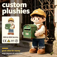 批发定制男孩毛绒玩具 OEM ODM 高性价比 CE 认证毛绒公仔玩具