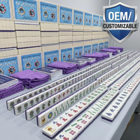 Jeu de Mahjong Flottant Personnalisé Pliable Moderne Imprimé UV, Fabrication OEM Directe, Matériau EVA, Marque Privée, Vente en Gros