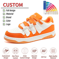 Sepatu Kelas Atas Pria Sneaker Mewah Wanita Sepatu Skateboard Custom Sepatu Chunky Kulit Asli Sepatu Flat Basket Sepatu Desainer