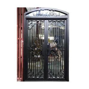 Puerta principal de acero de seguridad exterior Diseño Puerta delantera de hierro Diseños Rotura de puente térmico - Product Image 5