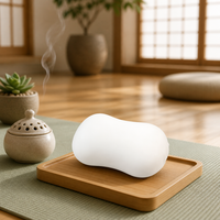 Jouet anti-stress en TPR mat en forme d'os, à récupération lente, ergonomique, portable, inodore, non toxique pour enfants et adultes