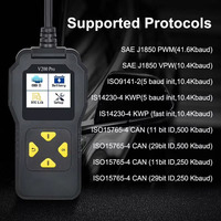 Nouveau lecteur de code V200 Pro, testeur de batterie, scanner OBD2, instrument de diagnostic, analyseur de moteur, outil de diagnostic des pannes de voiture
