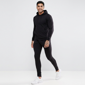 Conjuntos de chándal con capucha 2 en 1 unisex, fabricados en fábrica, con logotipo personalizado, marca privada, de forro polar técnico, con lavado ácido, color liso y estampado animal - Product Image 1