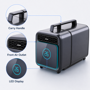 1600W <b>Portable</b> Split <b>AC</b> <b>Unit</b> No Window Installation Mobile Air Conditioner With Cooling Heating Function for Outdoor Camping 1. - Product Image 5