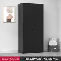 Armoire de classement à double porte avec tiroirs, armoire d'archives verrouillable pour bureau et maison, en acier robuste résistant à la rouille