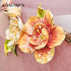 SANLOREN decoración del hogar Luz de lujo tiempo <span class=keywords><strong>cristal</strong></span> púrpura <span class=keywords><strong>rojo</strong></span> mesa escritorio florero <span class=keywords><strong>JARRON</strong></span> de sobremesa verde - Product Image 4