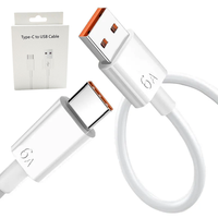 Câble de charge USB Type C 6A de haute qualité, super rapide, compatible avec Xiaomi, compatible avec les téléphones mobiles Samsung