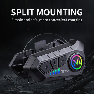 Memory Foam <strong>Ear</strong> Pad Motorcycle Wireless BT Headset ENC IPX-6 Waterproofing HiFi Sound 10mm Driver Reduces <strong>Ear</strong> Fatigue for Riders - Product Image 5