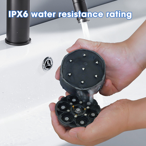 ماكينة حلاقة الرأس ريسوكسي WD-927 للصلعاء، بطارية 1400 مللي أمبير، 8500 دورة في الدقيقة، 7 شفرات، تصميم مغناطيسي، مقاومة للماء IPX6 - Product Image 4