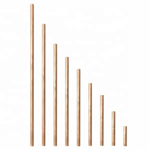 Barre de <span class=keywords><strong>cuivre</strong></span> pur 99.99% de haute qualité carrée C12200 C11000 lumineux 5mm 8mm diamètre de 1/2 pouces pour le soudage de l'électricité inclus - Product Image 1