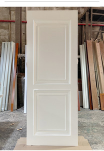 Puerta de WPC con Revestimiento de Madera y Plástico, Precio de Fábrica al por Mayor, Aislamiento Acústico, Impermeable, Puerta de Madera Sólida para Dormitorio, Puerta Plana - Product Image 5