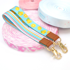 Bán Buôn Tùy Chỉnh Chất Lượng Hàng Đầu Ngắn Dây Buộc Polyester Thăng Hoa In KeyChain Chủ Cổ Tay Dây Buộc Cho Keychain - Product Image 1