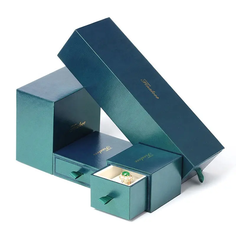 Caja de papel de embalaje de lujo, caja de joyería para manualidades, varios colores, duradero, promocional, en China