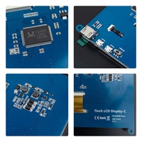 7 pouces Ips Tft panneau 1024*600 tablette capacitive ordinateurs portables Raspberry Pi 4 Lcd tactile couleur écran Module moniteur affichage