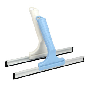Soft Silicone Glass Squeegee For Window Cleaning With Plastic Handle Blue Color - Product Image 5