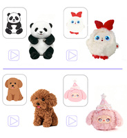 Robot Anjing & Robot Hewan Peliharaan-Emo AI 2 Grok Tuya IA Robot Boneka dengan Isian Kapas PP Tinggi 11-30cm Teknologi Hewan Peliharaan AI