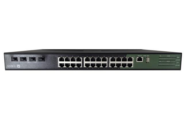 2nd Generation L3 Management Switch - 4 10-gigabit Optical and 24 1-gigabit Electrical