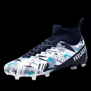 Wholesale Men's Soccer Shoes Indoor/Outdoor <strong>Football</strong> Cleats Big <strong>Size</strong> Boys' Training <strong>Boots</strong> with Rubber and Mesh Insole - Product Image 5