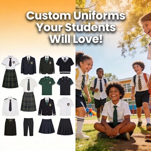 OEMカスタム学生用トラックスーツセット子供用ユニセックス学校服小学校中学校制服 - Product Image 1