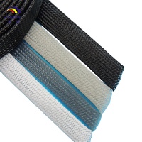 Funda Trenzada Autoadhesiva para Cables, Resistente a la Abrasión, Expandible y Cortable, Protector de Cables, Organizador de Cables