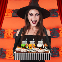 Plateaux à collations en bois avec sangle, plateau de fête pour porte-boissons pop-corn Movie Night, plateau Usherette, plateau pour collations Movie Night