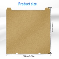 Placa de construcción PEI de hoja de acero de resorte de doble cara para impresora 3D, cama caliente para Creality K1 K1C, S1/Pro, S1/Pro, V3, SE/KE, 2, 2, 1, 2, 1, 2
