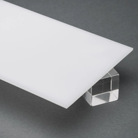 Plaque diffuseur en acrylique blanc laiteux de 1,22 m x 2,44 m, épaisseur 1-30 mm