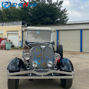 Buggy électrique classique de luxe à 5 places, chariot de mariage vintage pour le tourisme, voiture classique, transport romantique pour mariage - Product Image 4