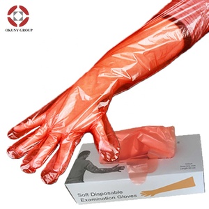 Ferme ranch équipement médical Vétérinaire en plastique pe gants avec 90cm - Product Image 3