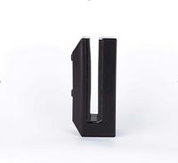 Support de fixation pour balcon en acier inoxydable, mini-attaches latérales pour balustrades en verre
