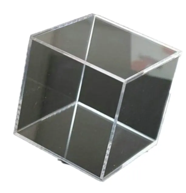 6 lati di Cristallo Acrilico Trasparente di Visualizzazione Scatole di Immagazzinaggio Cubo all'ingrosso