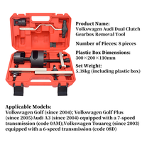 Kit de 8 outils de démontage pour boîte de vitesses DSG à double embrayage, unité mécatronique, outil de réparation de transmission pour Volkswagen Audi OAM 7 vitesses