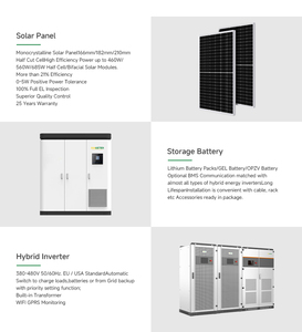 Tủ lưu trữ năng lượng mặt trời lai tất cả trong một trong nhà/ngoài trời sử dụng tất cả không khí biến tần pin Lithium ion cho hiệu suất tối ưu - Product Image 4